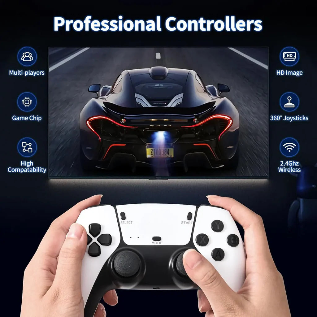 M15 Retro Video Game Stick 4K | 64GB with 20,000+ Built-in Games