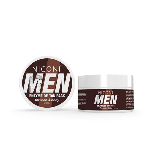 Niconi Men & Women Enzyme De-Tan Pack For Face & Body (300g)