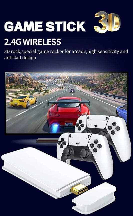 M15 Retro Video Game Stick 4K | 64GB with 20,000+ Built-in Games