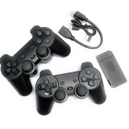 Wireless Retro Game Console, Plug and Play Video Game Stick Built in 20,000+ Games, 9 Classic Emulators, 4K High Definition HDMI Output for TV with Dual 2.4G Wireless Controllers(64G)